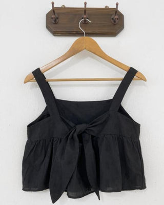 Embroidered spaghetti strap top
