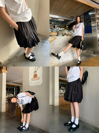 Organza bud skirt