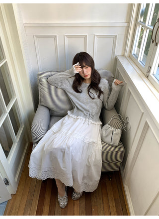 Drawstring cardigan