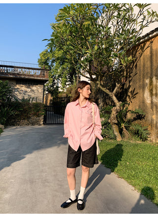 Embroidered pocket shirt