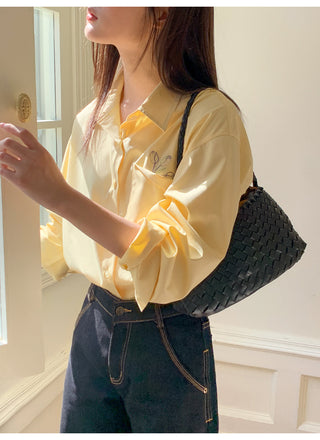 Embroidered pocket shirt