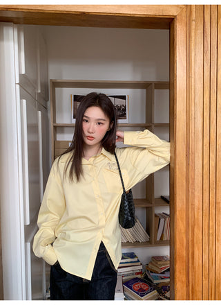 Embroidered pocket shirt