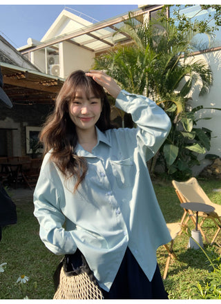 Embroidered pocket shirt