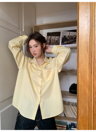 Embroidered pocket shirt