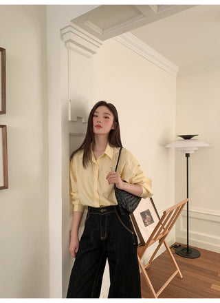 Embroidered pocket shirt