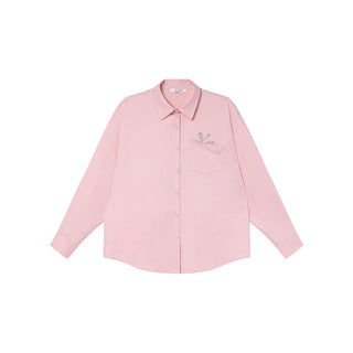 Embroidered pocket shirt