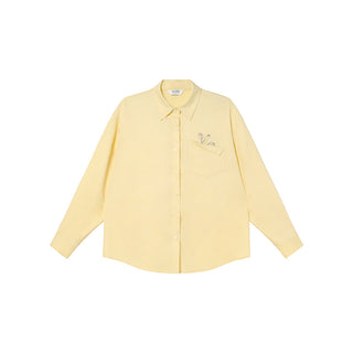 Embroidered pocket shirt