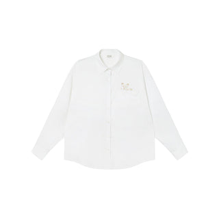 Embroidered pocket shirt