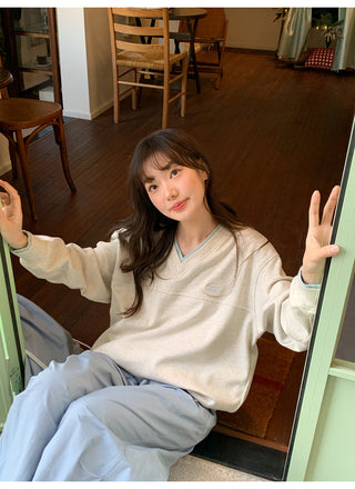 V-neck sweater