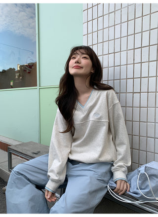 V-neck sweater