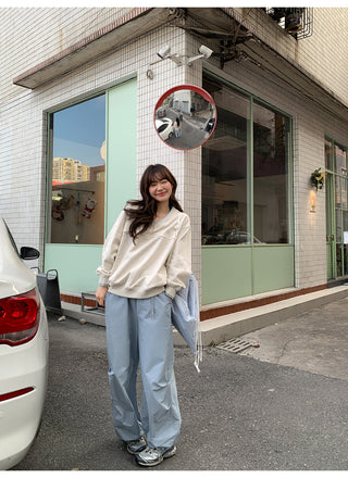 V-neck sweater