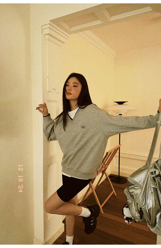 V-neck sweater