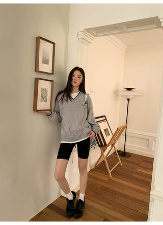 V-neck sweater