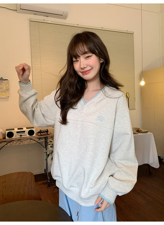 V-neck sweater
