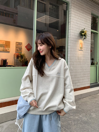 V-neck sweater