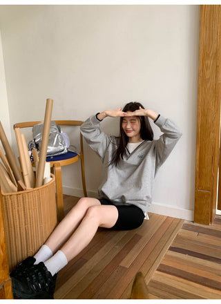 V-neck sweater
