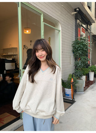 V-neck sweater