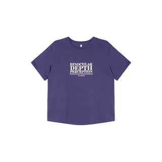 Letter print tee