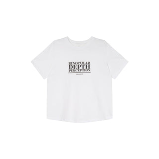 Letter print tee