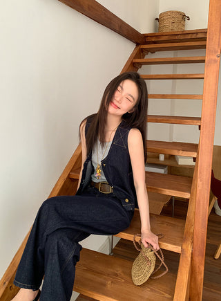 Vest jeans set