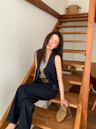 Vest jeans set