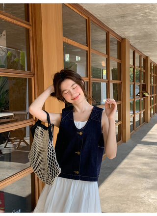 Vest jeans set