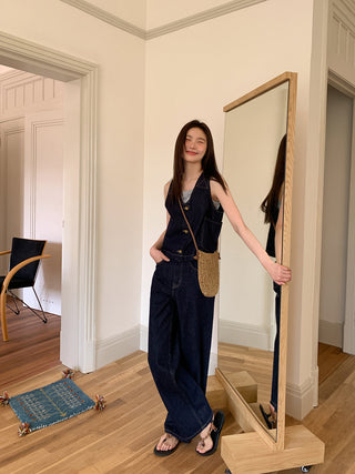 Vest jeans set