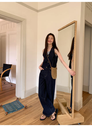 Vest jeans set