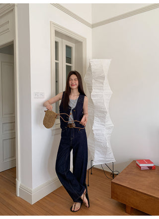 Vest jeans set