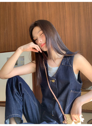 Vest jeans set