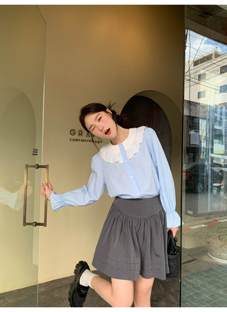 Tucker pleat skirt