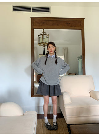 Tucker pleat skirt