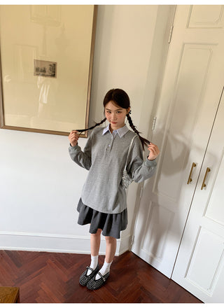 Tucker pleat skirt