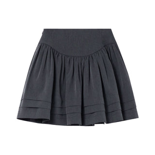 Tucker pleat skirt