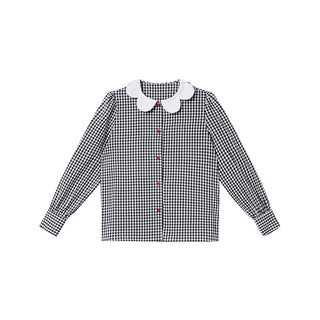 Plaid petal shirt