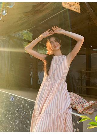 Striped vest dress