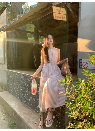 Striped vest dress