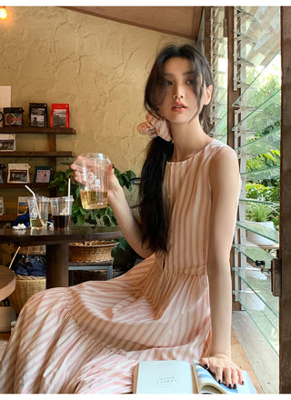 Striped vest dress