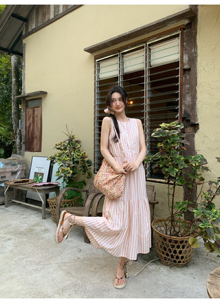 Striped vest dress