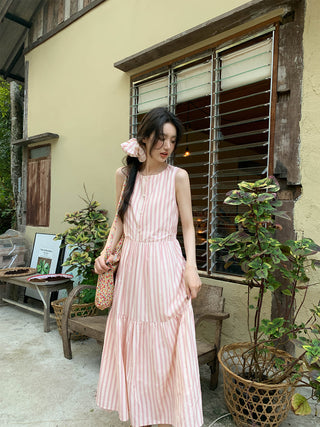 Striped vest dress