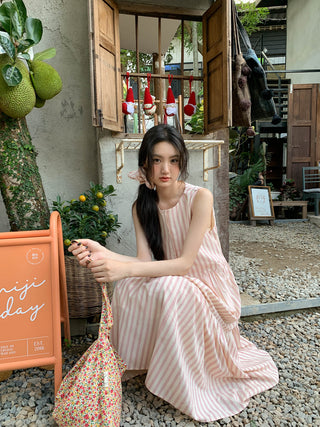 Striped vest dress