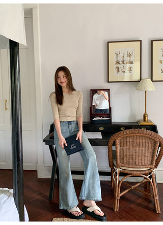 Light skinny jeans