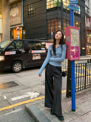 Pleat waist pants