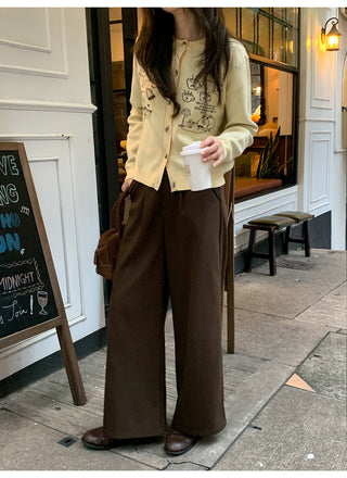 Pleat waist pants