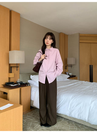 Pleat waist pants