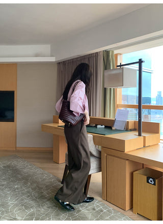 Pleat waist pants
