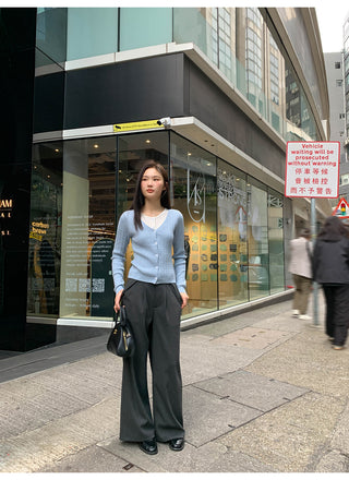 Pleat waist pants
