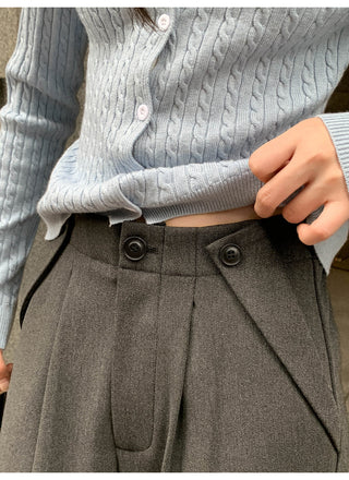 Pleat waist pants