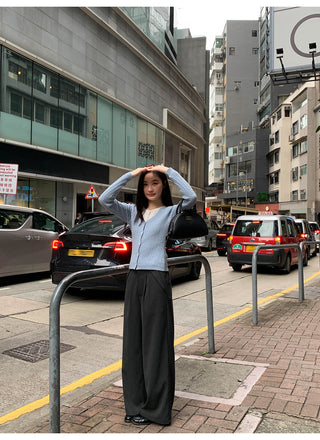 Pleat waist pants