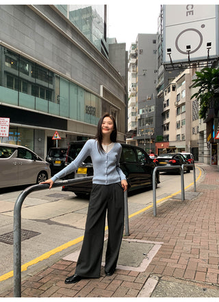 Pleat waist pants